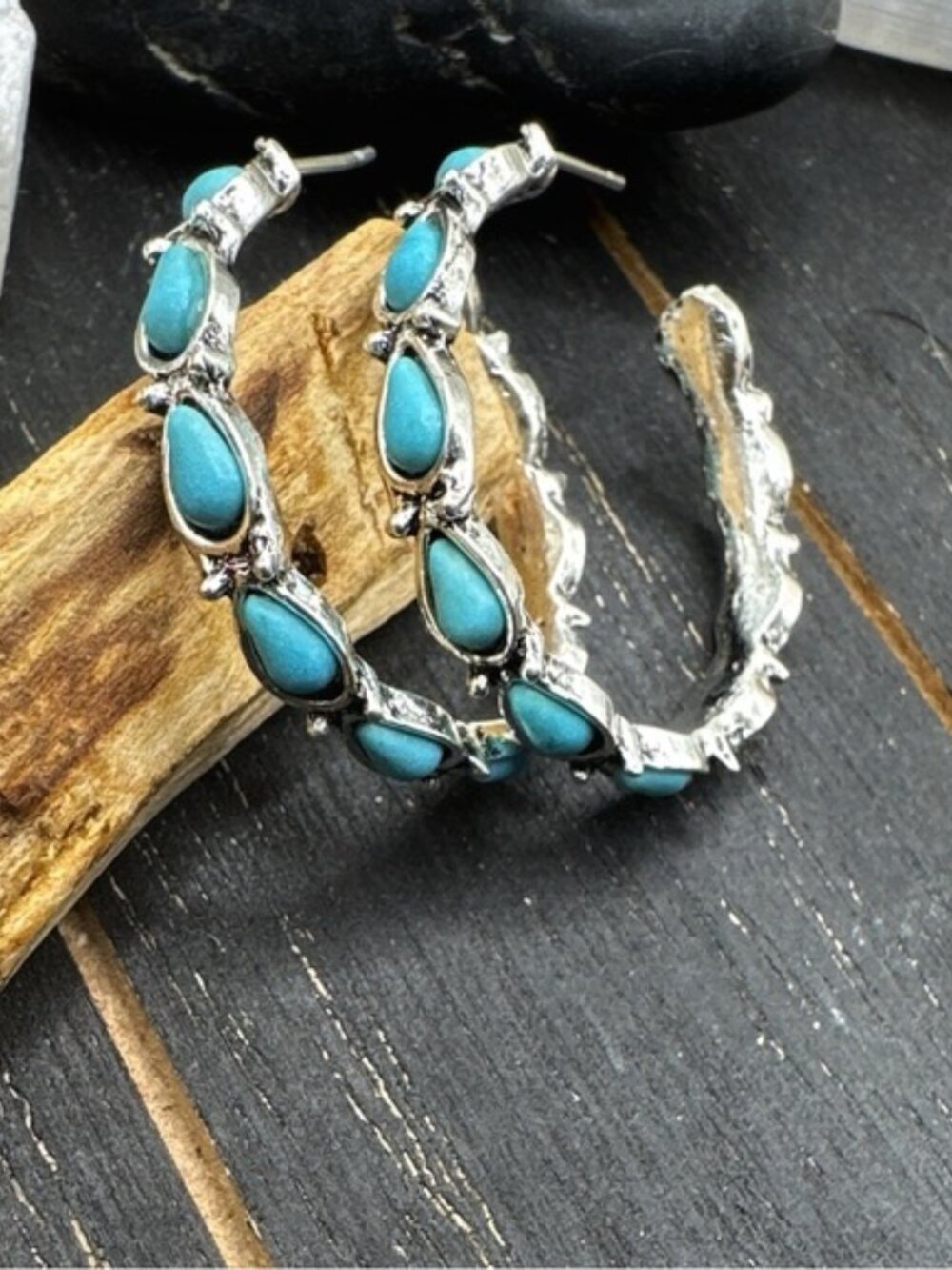 Desert Oracle  – Turquoise  Earrings